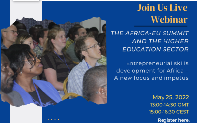 Invitation to a webinar on Entrepreneurial Skills Development for Africa