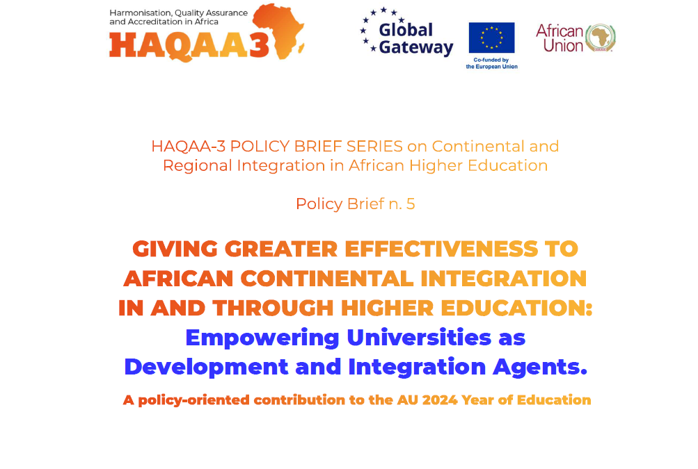 HAQAA POLICY BRIEF n.5 Empowering Universities as African Development & Integration Agents